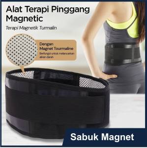 Korset Punggung Self Heating Tourmaline  Alat Terapi Pinggang Magnetik dan Koyo Pemanas Otot