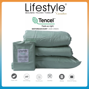 4PC-Bedsheet Set | 100% TENCEL™ Lyocell | Cooling Soft & Breathable Natural Comfort | Lifestyle by Canadian