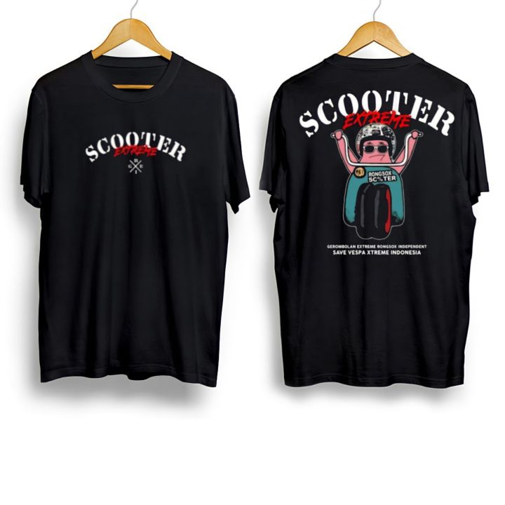 TheSECOND T-SHIRT KAOS SCOOTER GERI VESPA EXTREME INDEPENDENT-KAOS