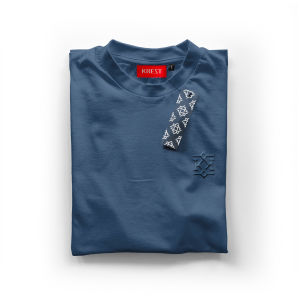 Classic Basic Regular Dutch Blue Kaos Premium T-Shirt Embossed Monogram Logo Limited Edition