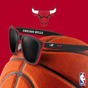 KNOCKAROUND NBA PREMIUMS SPORTS Chicago Bullss POLARIZED 100% ORIGINAL SUNGLASSES AND IMPORTED FROM USA
