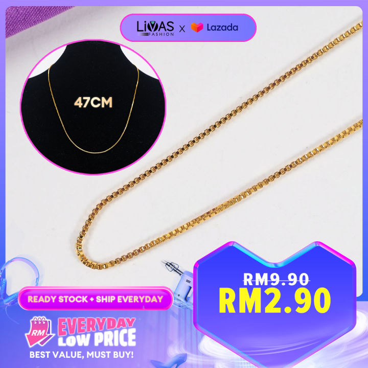 Rantai%20Leher%20Perempuan%20OOTD%20Viral%20Fashion%20Labuh%20Emas%20Korea%20Bangkok%20Cop%20Gold%20Necklace%20For%20Women%20Aesthetic%20Korean%20Style%20For%20Girls%20%7C%20LIVAS%20Fashion%20-%20Image%202