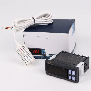 เครื่องควบคุมอุณหภูมิและความชื้น ZL-7801A เครื่องวัดอุณหภูมิตู้ฟักไข่ AC100 ~ 240V สวิตช์เทอร์โมสตัทสำหรับตู้ฟักไข่