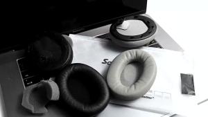 Sheepskin dermis  For WH-1000XM4 Ear Pads Sheepskin earmuffs Memory Covers Sponge