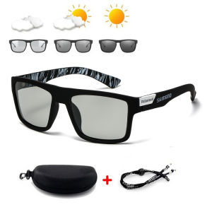 แว่นกันแดดยืดหยุ่นกีฬากลางแจ้ง แว่นกันแดดป้องกันรังสีอัลตราไวโอเลตเปลี่ยนสีแว่นตกปลา