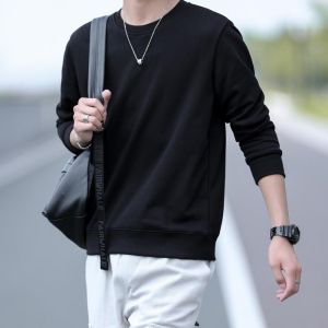 Promo Sweater Keren Bisa COD Kaos Pria Distro Polos Lengan Panjang Crewneck Trendy Sweatshirt Elegan