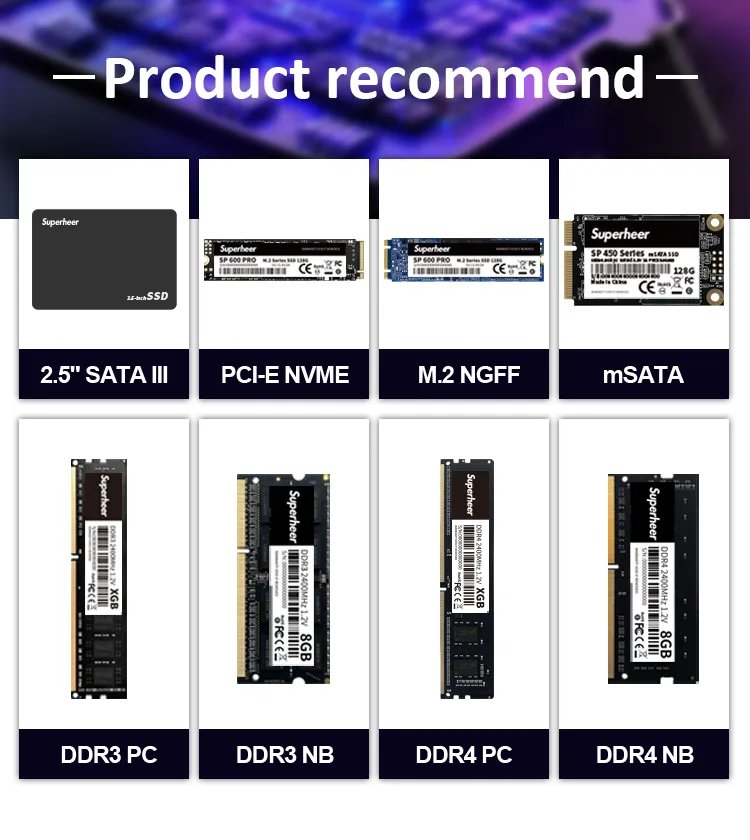 Superheer DDR3 Ram 4gb 8GB 1600Mhz Memory Stick suit for PC Desktops  Computer Upgraded Gen3 Motherboard Compatible