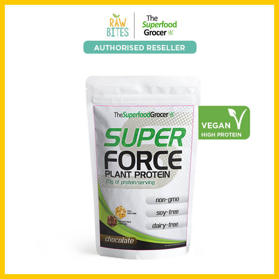 The Superfood Grocer Superforce Plant Protein Chocolate 227g (Gluten