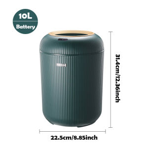 Automatic Trash Can with Lid  Small Plastic Smart Trash Can Motion Sensor Trash Can for Bedroom Bathroom Kitchen Office