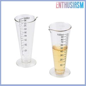 【Enthusiasm】🌟🌟【Hot Sale】🎈 Cốc đo Acrylic cấp thực phẩm 100ml với quy mô không chứa BPA hoàn hảo cho sử dụng nhà bếp và nhà hàng