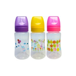 Coral Babies Wide Neck Baby Feeding Bottle 9oz Easy Clean Milk Bottle For Babies & Everyday Feeding