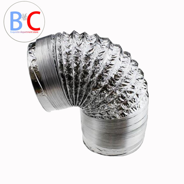 ⚡In Stock⚡ 4" 100mm Air Ventilation Pipe Hose Flexible Aluminum Exhaust ...