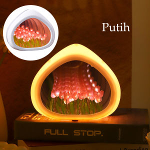 MEKANSM CintaBunga Tulip Lampu Cermin Tulip Lampu Bunga Tulip Lampu Awan DIY Led Handmade DIY Untuk Dekorasi Lampu Lebaran Idul Fitri Dekorasi