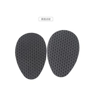 1 Pair Insole Wear-resistant Non-slip Rubber Tendon Sole Stickers Pad for High Heels Forefoot