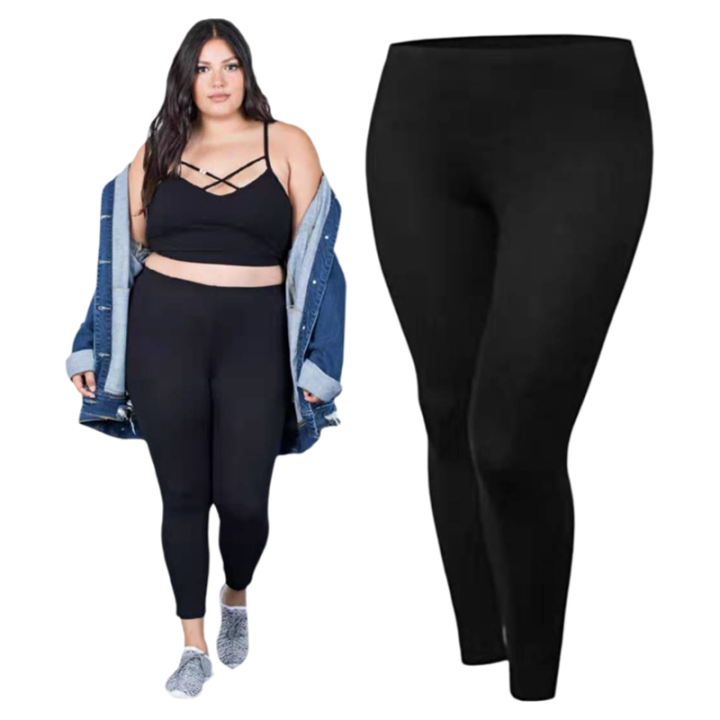 Leggings%20in%20Solid%20Black%20Plus%20Size%20High-Waisted%20Full%20Length%20-%20Comfort%20Fit%20Full%20Length%20Pants%20for%20Women%20-%20Image%203