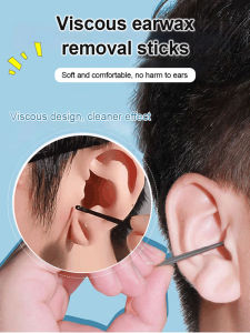 Sticky sticky ear stick spiral cleaning stick ear scoop ear scoop sticky ear stick Disposable sticky ear canal cleaning cotton swab Childrens ear and nose cleaning stick 一次性粘耳棒耳鼻清洁棒