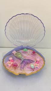 YOFI Mermaid Shell Jewellery Box Simulation Ring Hairpin Jewellery Accessories Girls-J271 Mainan Anak Perempuan 3+y