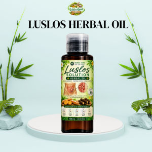 Luslos Solution Herbal Oil 100ml  Abdominal & Body Comfort Massage Oil  Natural Herbal Blend