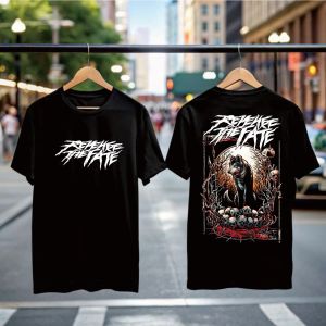 kaos hitam motif keren bahan katun kombet adem nyaman tebal dewasa big size remaja band rock