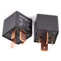 Weasch Paquete de 2 relés de automóvil JD1912, 12 V 40 A, 4 pines SP