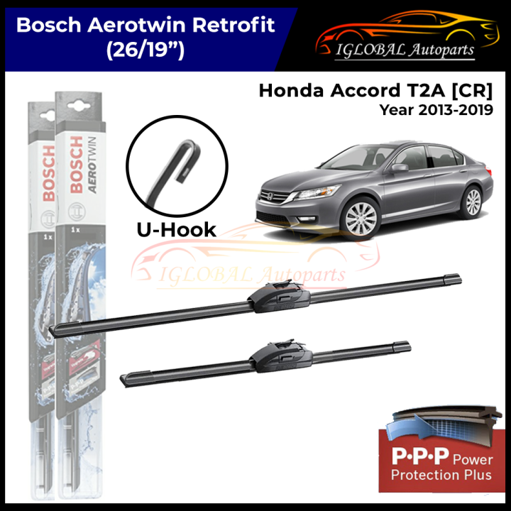 2013 accord best sale wiper blade size