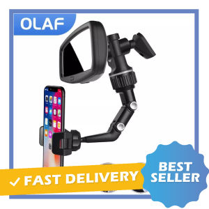 Holder Smartphone Multifungsi Braket Ponsel Klip Kaca Spion Mobil Belakang Bantal Meja Rak Dapur Universal 360 Derajat OLAF - 7CSC09YC