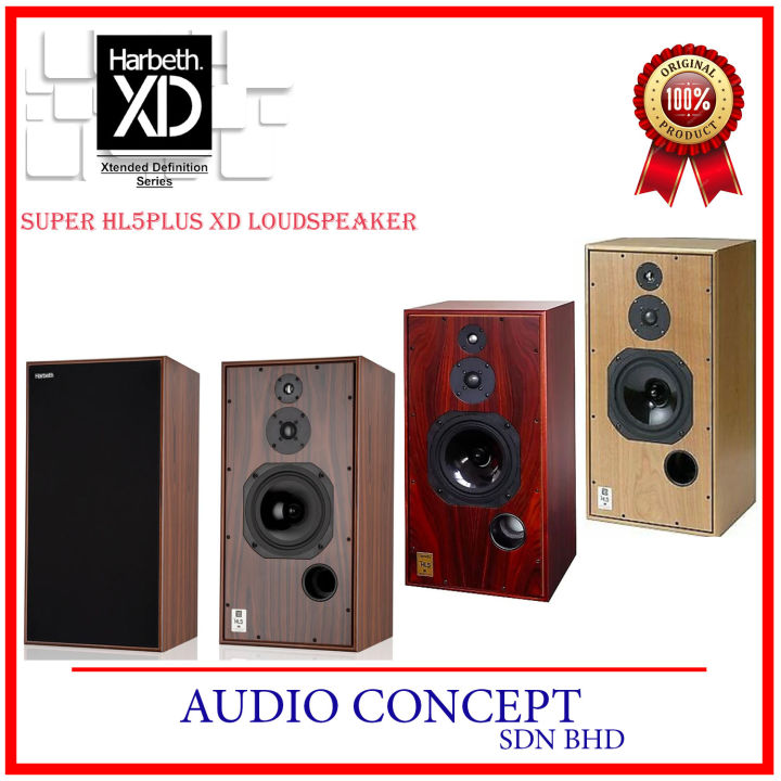 Harbeth Super HL5 Plus XD LoudSpeaker (Made In England) 3-Way