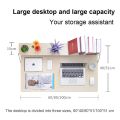KEKEE/ Folding Double Layer Office Desk 2 Layer Multiple Use Adjustable Laptop Table Stand Portable Standing Bed Desk Foldable Meja Lipa可折叠书桌. 
