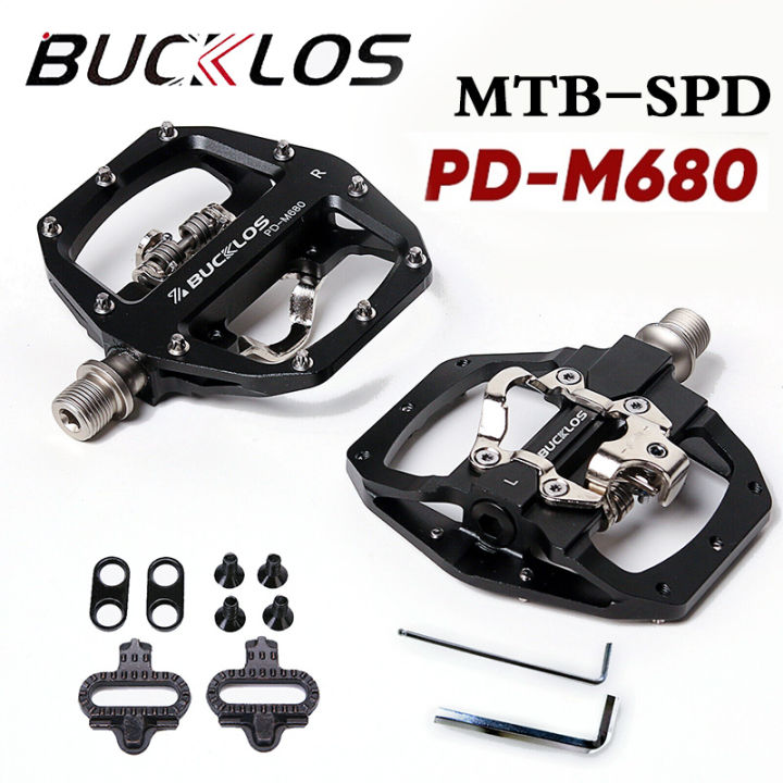 BUCKLOS MTB Cleats Pedal Sealed Bearing Anti-slip Flat/cleats