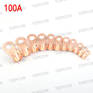 Open terminal lugs Heavy-Duty OT Terminal Connector Series Connector Copper Nose Ring Solar Life Treasure Conductive Strong Terminal 5A/10A/20A/30A/40A/50A/60A/80A/100A /200A/300A/500A
