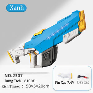 Đồ chơi s.úng phun nước tự động Pin sạc CHỐNG NƯỚC hiện đại 360ml/280ml tự bơm nước áp suất lớn Đồ chơi phun nước ngoài trời