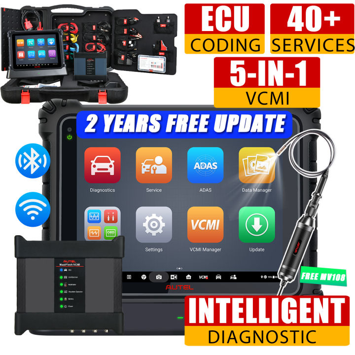 Autel Scanner MaxiSys Ultra Car Intelligent Diagnostic Scan Tool with 5 ...