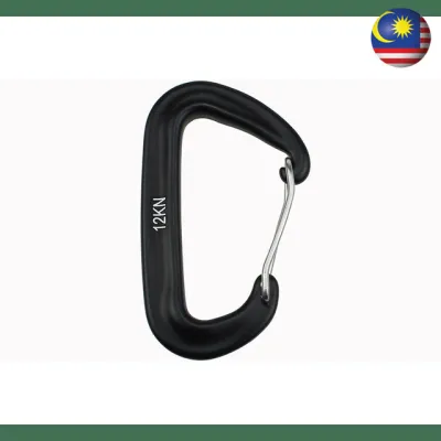 Cc Professional Climbing Carabiner D Shape Mountaineering Buckle Hook 12KN Safety Lock Outdoor Climbing Equipment