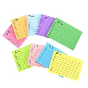 แท็บเหนียวสีสันสดใสสำหรับโน้ตบุ๊กสามารถเขียนและเปลี่ยนตำแหน่งได้ป้ายแสดงดัชนีแท็บหนังสือธงมาร์คเกอร์คั่นหน้าหนังสือกาว