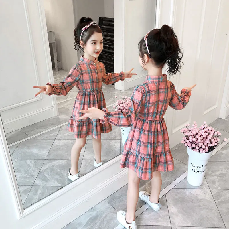Girls 3/4 Ruffle Sleeve Casual Dress for Kids | Dresses kids girl, Kids  dress, Girls dresses