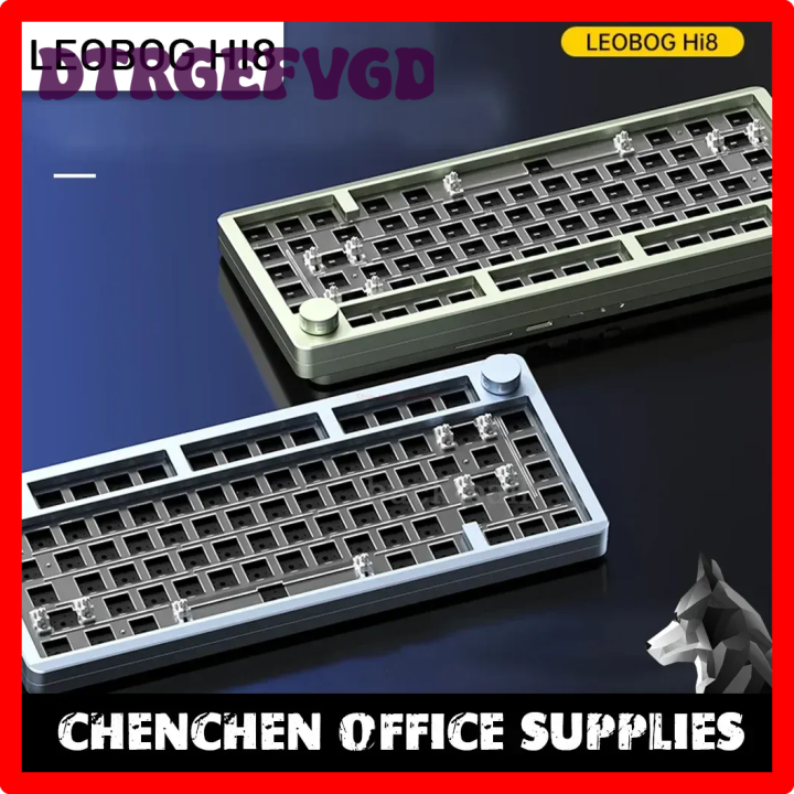 NDGC Sale Leobog Hi8 Mechanical Keyboard Kit Wireless Bluetooth Aluminium Alloy 80keys Pbt