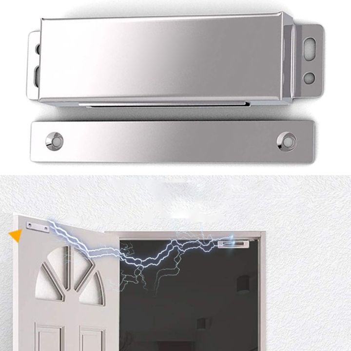Unnicoco Stainless Steel Magnetic Catch Lock Self-priming Closer ...