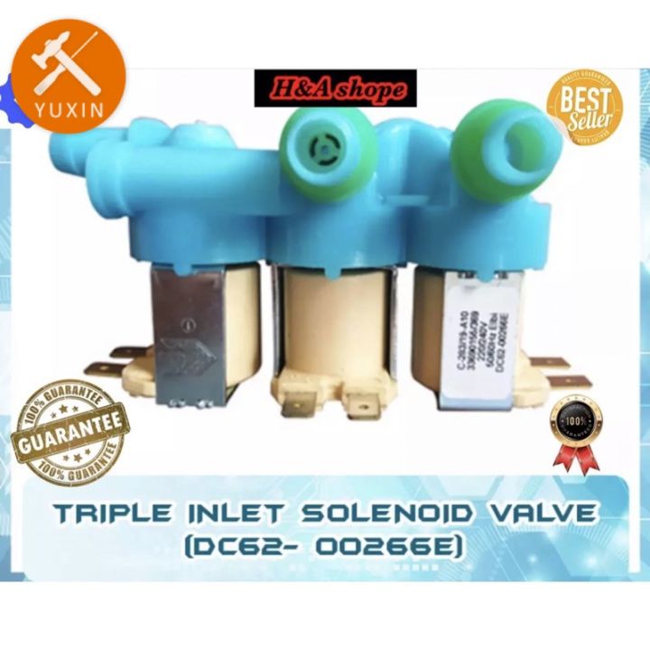 Triple Inlet Original DC62-00266E Triple Inlet Solenoid Valve Washing Machine Parts ...