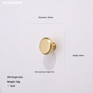Modern Simple Cabinet Door Handle American Gold High-End Cabinet Handle Kitchen Zinc Alloy Drawer Handle