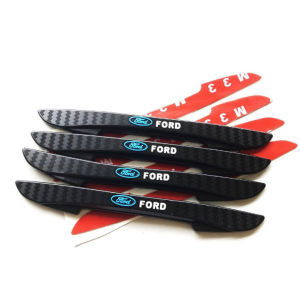 Bộ 4 miếng dán viền cửa chống trầy xước xe hơi in logo tất cả các hãng