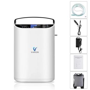 ⭐Local Warehouse+COD⭐ VARON Portable 5L Oxygen Machine Pulse Flow Oxygen Concentrator For Medical Home Use And Travel Outdoor Care With Battery Use