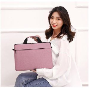 15.6 (Shoulder Bag) Universal Large Capacity Ultra-thin Shockproof Waterproof Laptop Handbag Laptop Sleeve Laptop Protective Case Portable Bag