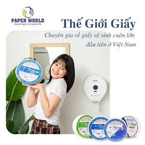 Combo 2 lốc giấy vệ sinh 3 lớp cao cấp có lõi JAPANI SILK lốc 10 cuộn | Thế Giới Giấy | 100% bột giấy nguyên sinh | tan trong nước
