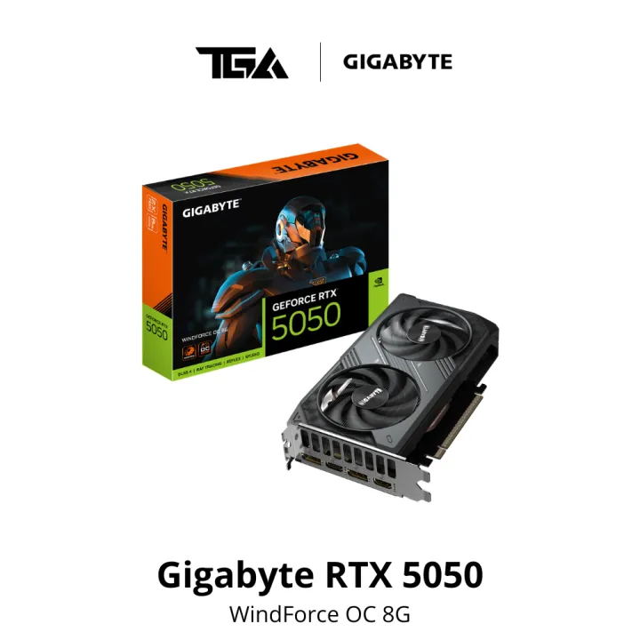 Gigabyte GeForce RTX 5050 WindForce OC 8G Graphics Card GPU