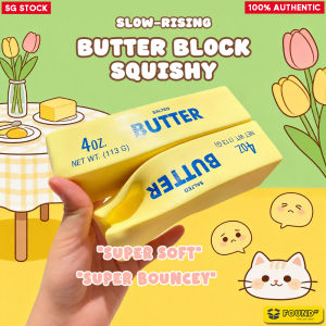 【SG】 Super Soft Slow Rebound Butter Stick Butter Bar Bouncy Relieve Stress Squishy Toy Gift
