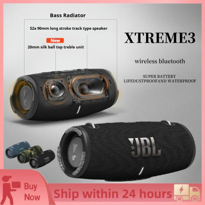 sg⚡ Xtreme 3 Bluetooth Speaker Wireless Portable Outdoor Waterproof Speaker Loudspeaker Deep Bass