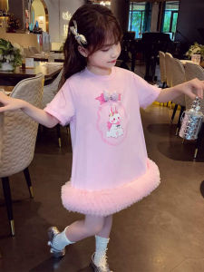 Twinkle Margie Dress Gaun Kelinci Import Rok Model Gaun Lucu Anak Perempuan Baju Jalan Pita Timbul