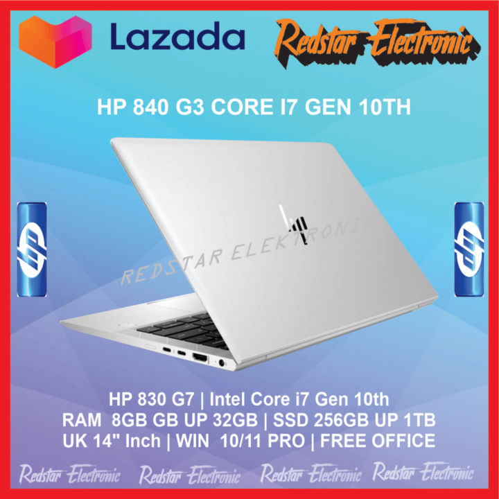 SPEK TINGGI Laptop HP EliteBook 830 G7 Intel Core i7 Gen 10 RAM 16GB/SSD  512GB FREE MOUSE DAN TAS LAPTOP BERGARANSI! Lazada Indonesia