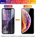 Screen Replacement for iPhone Xs Max 6.5', 3D Touch Display Full Repair kit, Digitizer Assembly with Tools Set, Tempered Glass, Instruction. 