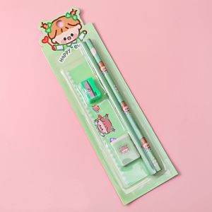 Gratis Semua - Alat Tulis Set Mini Stationary / Set Alat Tulis 5 in 1 Karakter / Mini Stationery / Mini Stationery Set Character